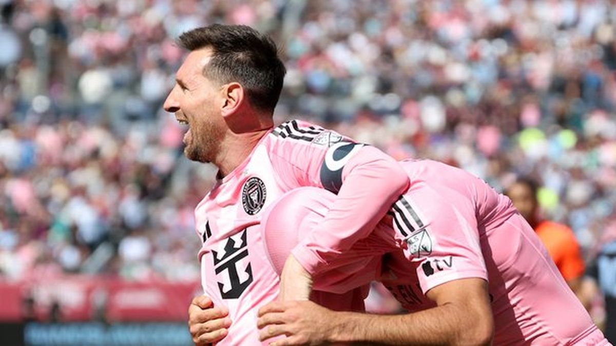 Messi marcó un doblete en el triunfo del Inter Miami