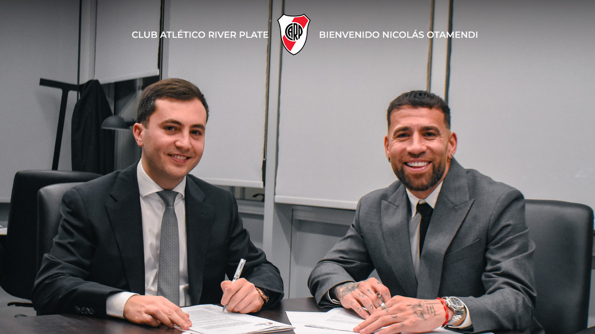 Nicolás Otamendi fue oficializado como nuevo refuerzo de River