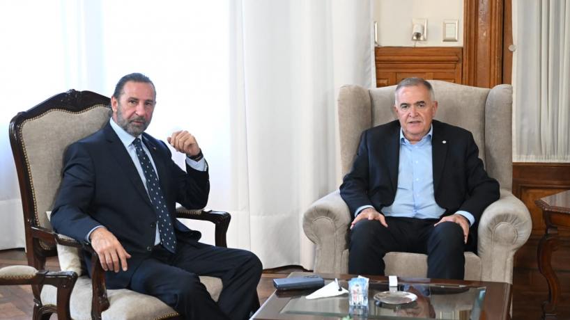 Jaldo y Juri analizaron la situación económica, el transporte y el planeamiento urbano