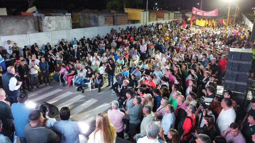 Jaldo inauguró la ampliación del Cementerio Municipal de Aguilares