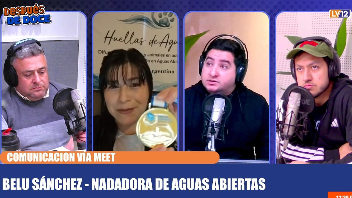 Belén Sánchez se convirtió en la primera tucumana en nadar en aguas frías