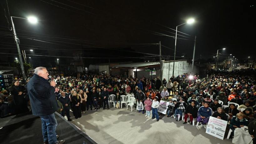 El Gobernador inauguró obras de infraestructura en el B° 25 de Mayo
